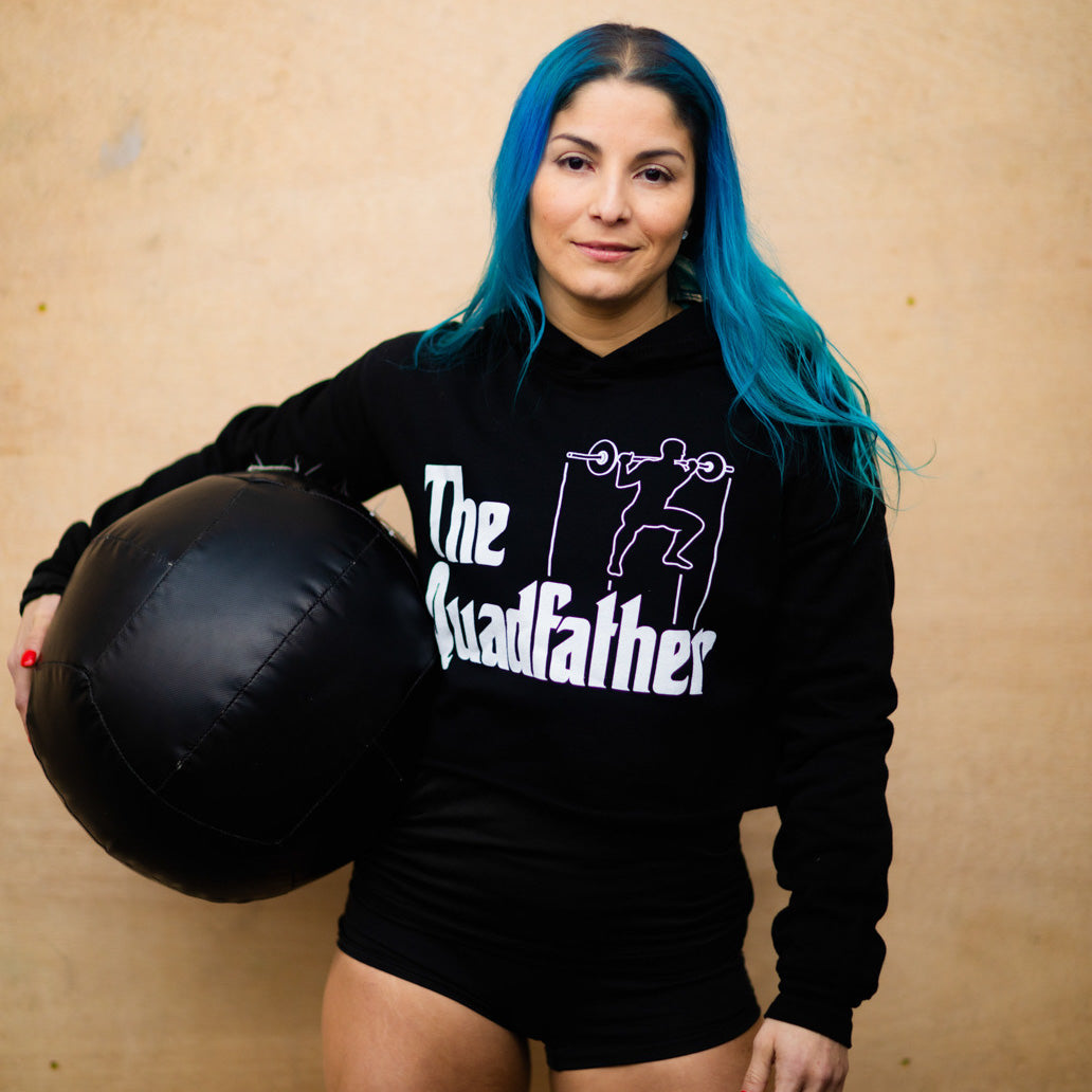 The Quadfather - Crop Hoodie by Tango Charlie Apparel