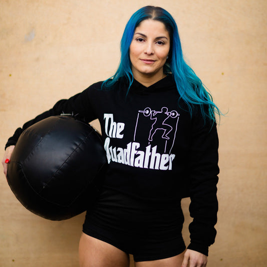 The Quadfather - Crop Hoodie by Tango Charlie Apparel