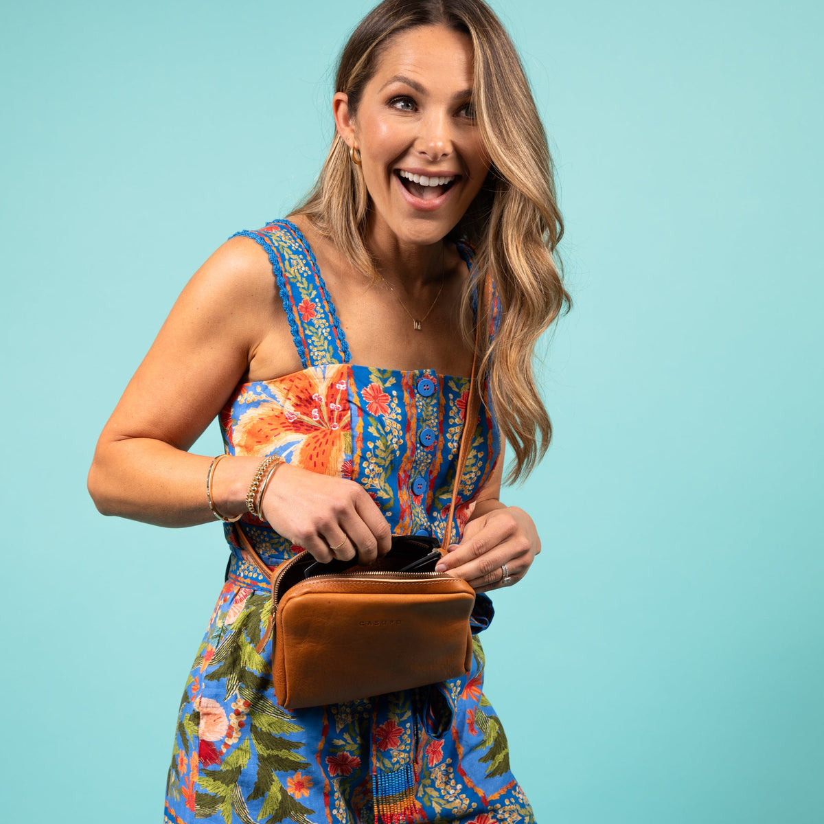 Leather Fanny Pack - Natural by CASUPO