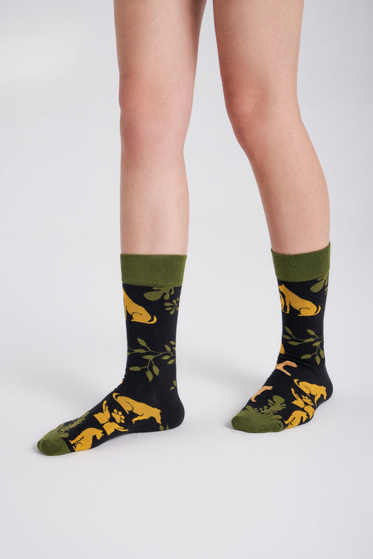 Collectible Art Crew Socks – Animal Rescue & Welfare by Breevar