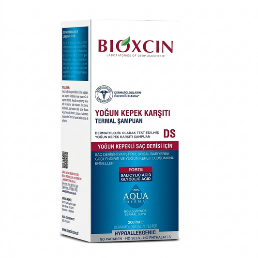 Bioxcin Aqua Thermal DS anti-dandruff shampoo, 200 ml
