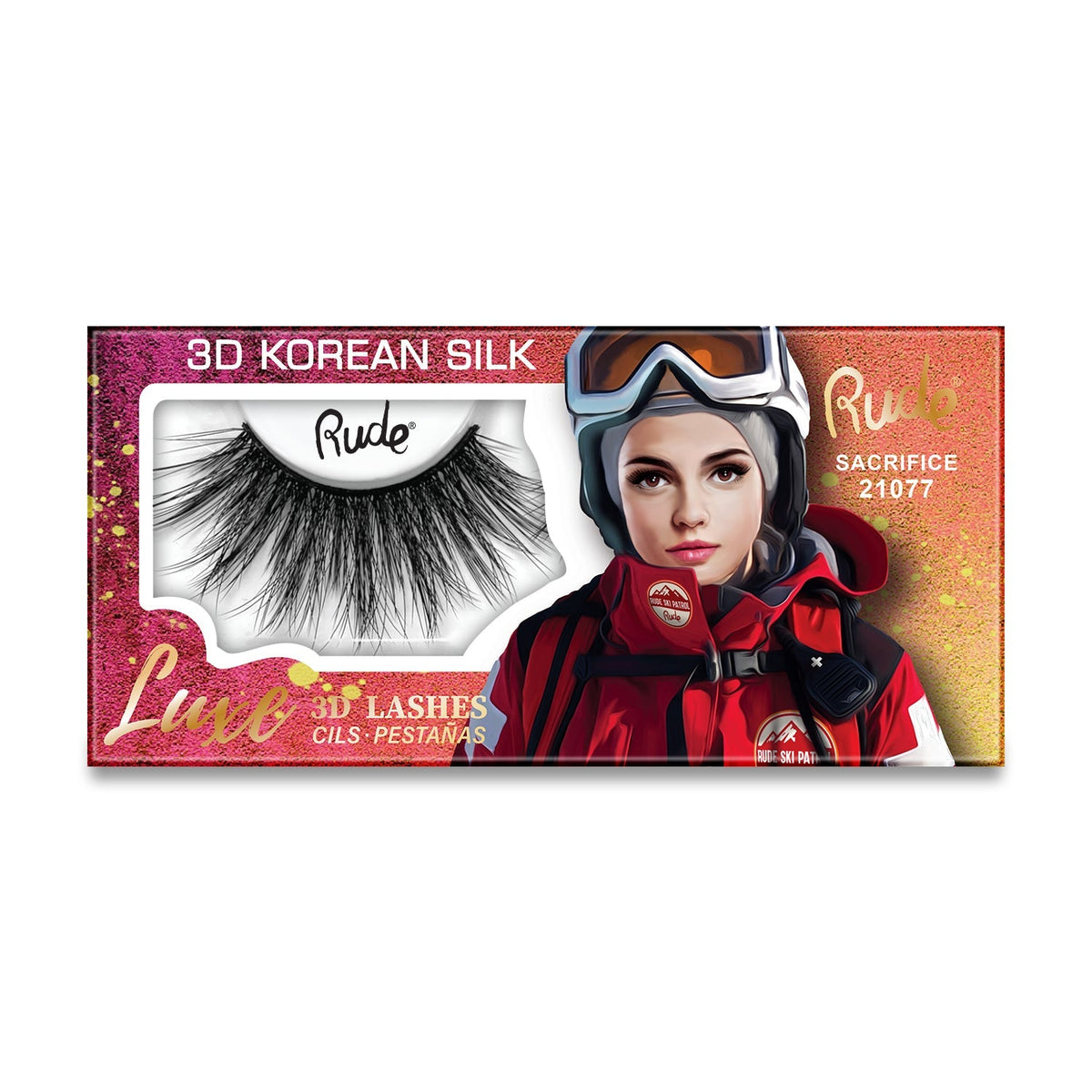 RUDE Luxe 3D Korean Silk Lashes - Sacrifice by Avera Group