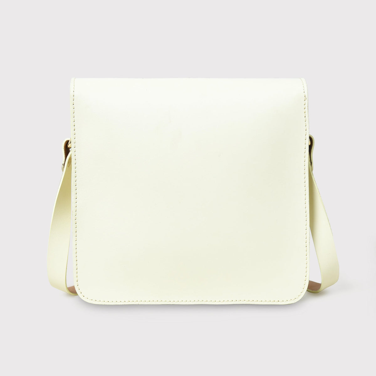White Elegance Crossbody Sling Bag by Classy Leather Bags