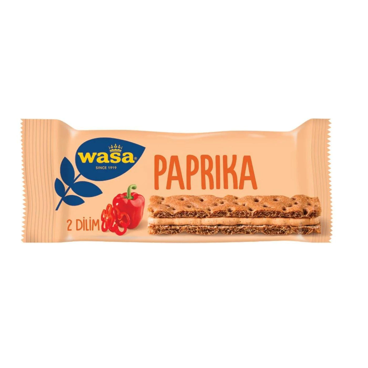 Wasa Sandwich Paprika & Red Pepper Crispbread 37g by Beauty Care Bag
