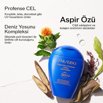 Shiseido Expert Sun Protector Lotion SPF30 Sunscreen 300ml by Beauty Care Bag