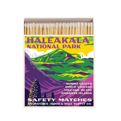 Haleakala Vintage National Park Cabin Matches by Good & Well Supply Co.