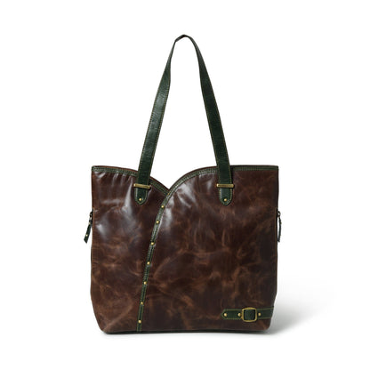 The Riley Handbag - Brown by Classy Leather Bags