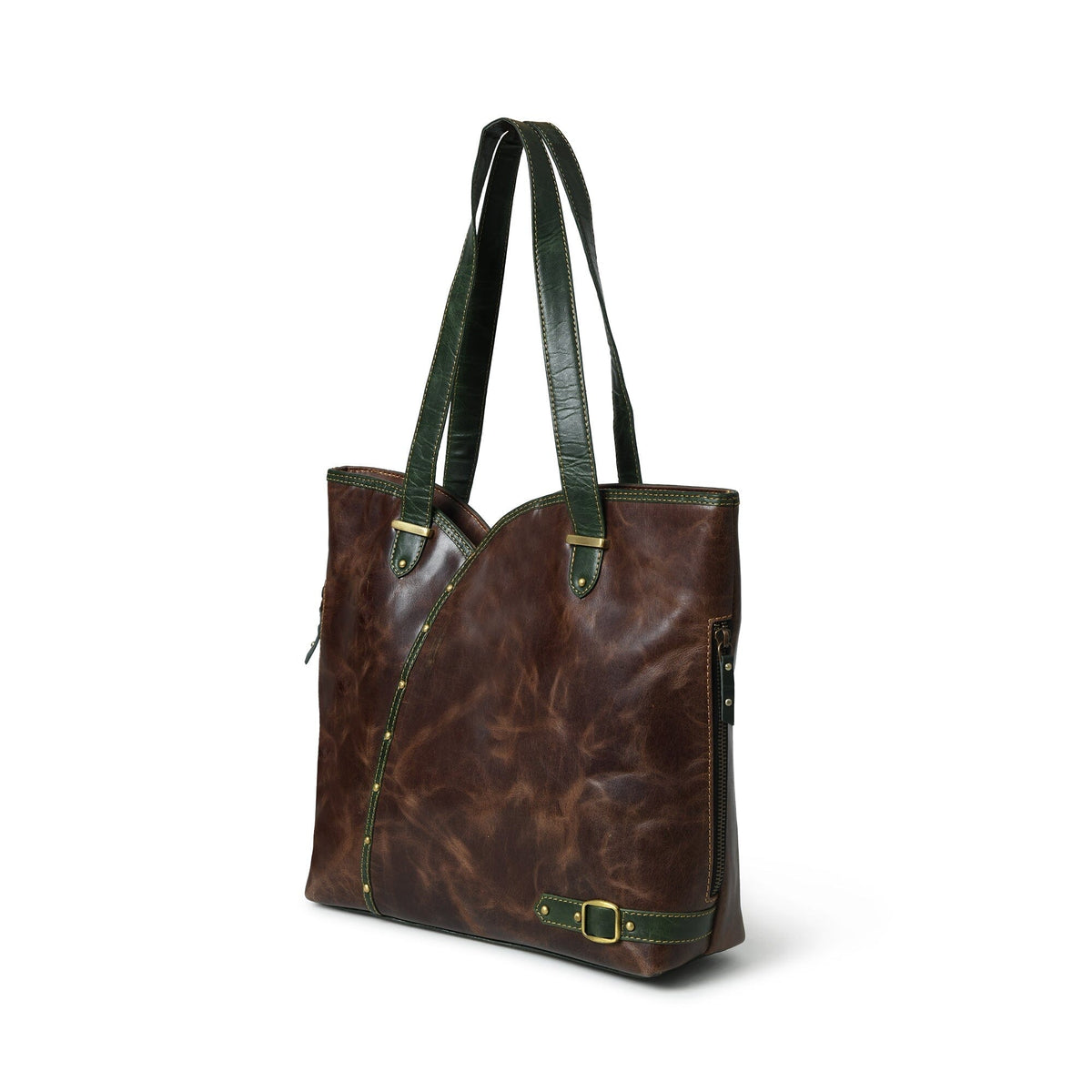 The Riley Handbag - Brown by Classy Leather Bags