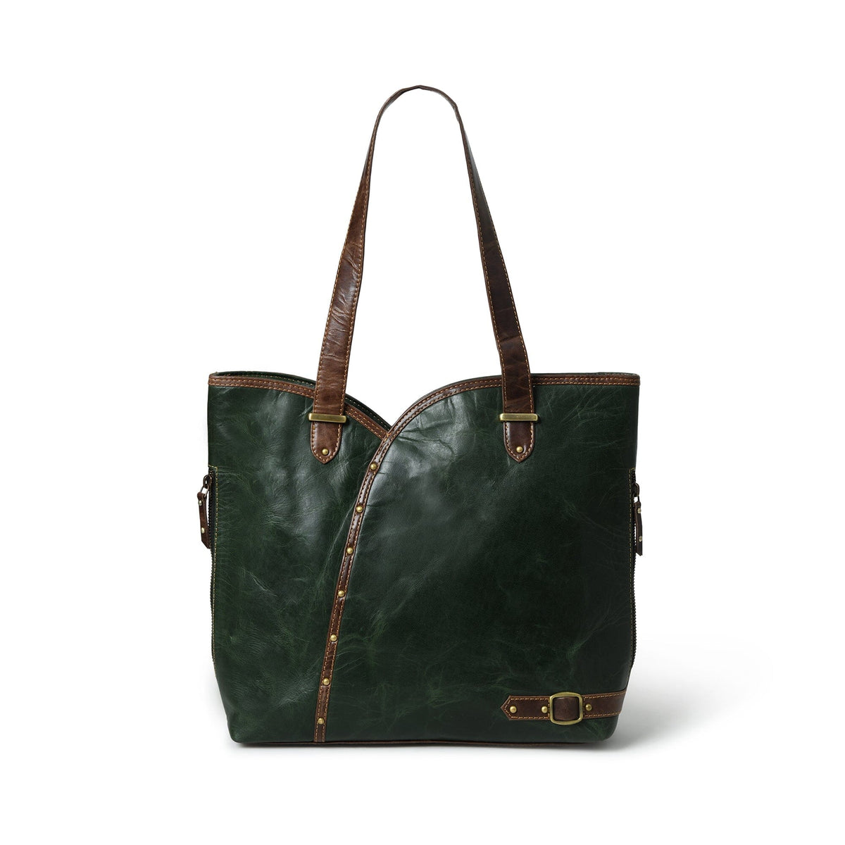 The Riley Handbag- Green by Classy Leather Bags