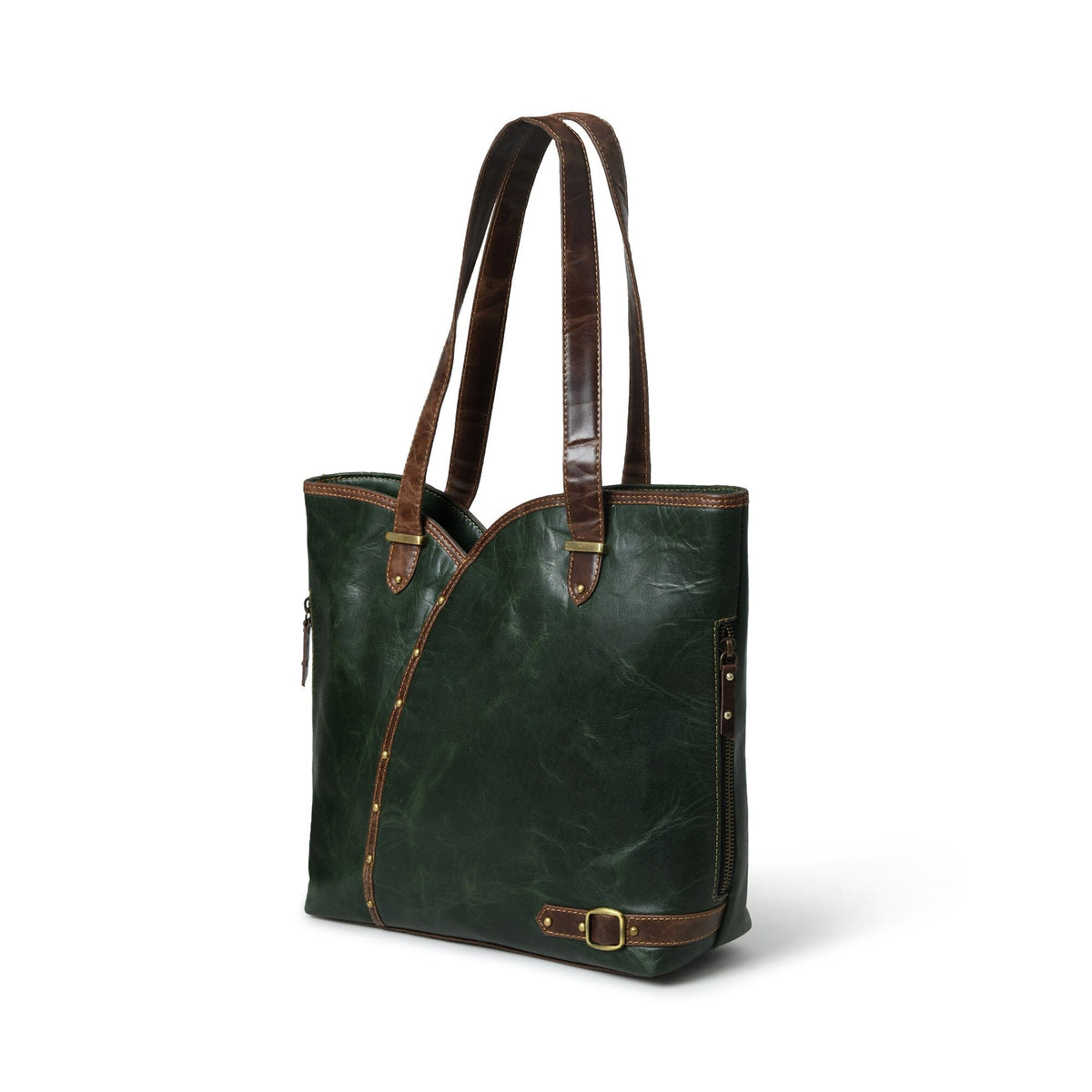 The Riley Handbag- Green by Classy Leather Bags