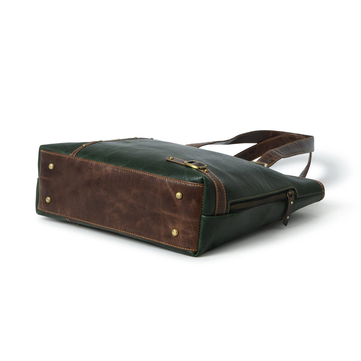 The Riley Handbag- Green by Classy Leather Bags