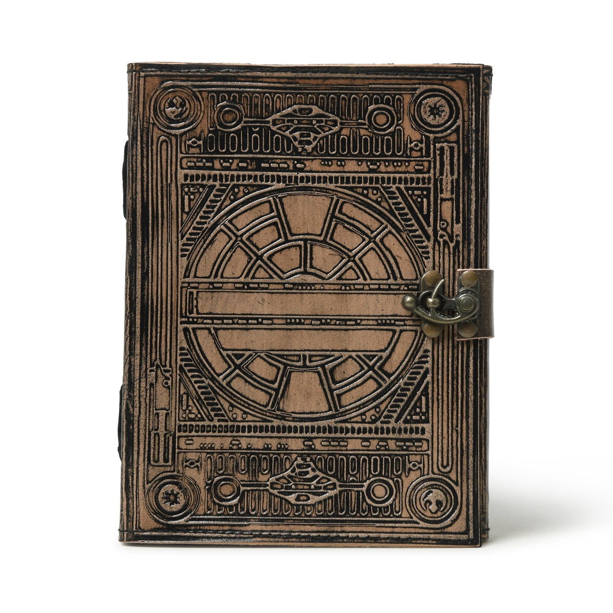 Star Wars Leather Journal - Light Brown by Classy Leather Bags