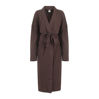Organic Cotton Knitted Kimono Robe by Pure Fiber