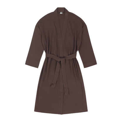 Organic Cotton Knitted Kimono Robe by Pure Fiber