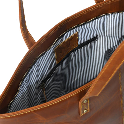 Kim & Blair Combo - Cocoa Brown by Classy Leather Bags