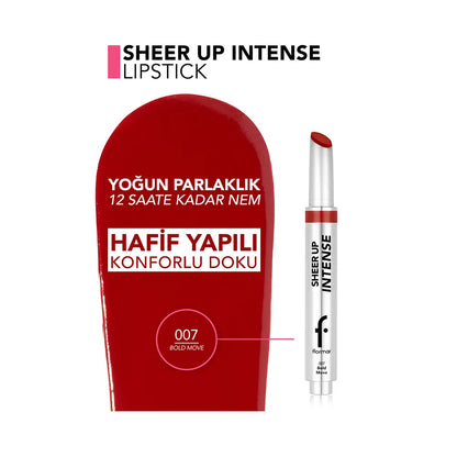 Flormar Sheer Up Lipstick 007 Bold Move 3g by Beauty Care Bag