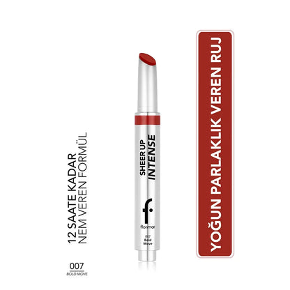 Flormar Sheer Up Lipstick 007 Bold Move 3g by Beauty Care Bag