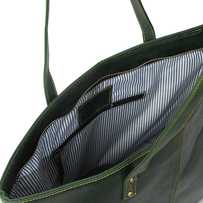 Kim & Blair Combo - Green by Classy Leather Bags