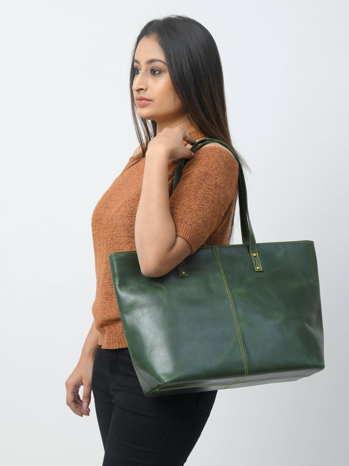 Kim & Blair Combo - Green by Classy Leather Bags