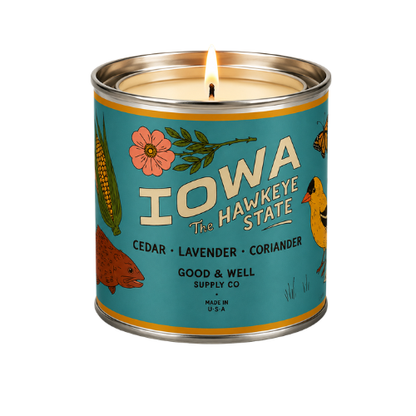 Iowa State Candle by Good & Well Supply Co.