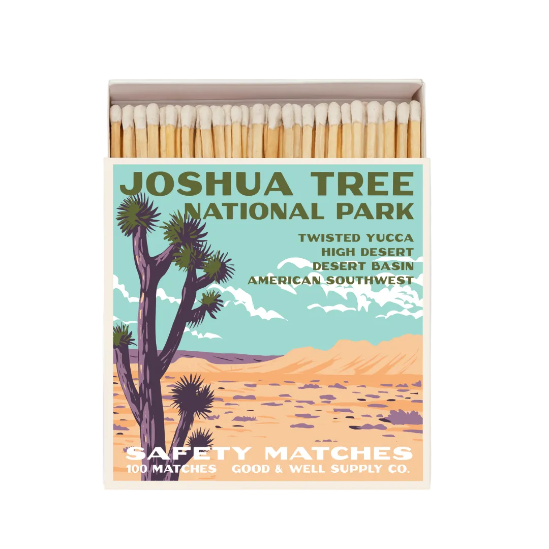 Joshua Tree Vintage National Park Cabin Matches by Good & Well Supply Co.