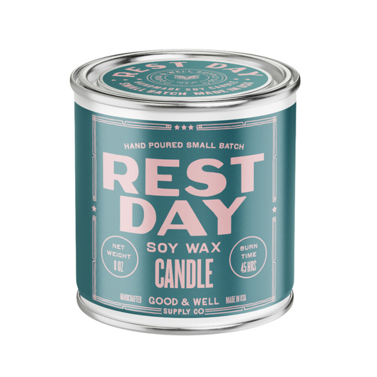 Rest Day Soy Candle by Good & Well Supply Co.