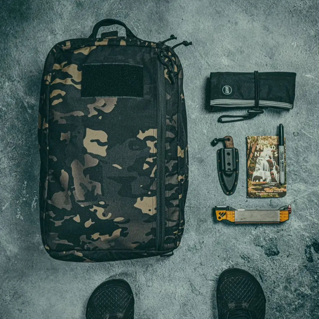 Recycled Firefighter 24 Hour Backpack 500D in MultiCam Black, view 6