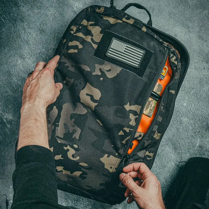 Recycled Firefighter 24 Hour Backpack 500D in MultiCam Black, view 2