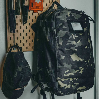 Recycled Firefighter 24 Hour PLUS Backpack 500D in MultiCam Black, view 11