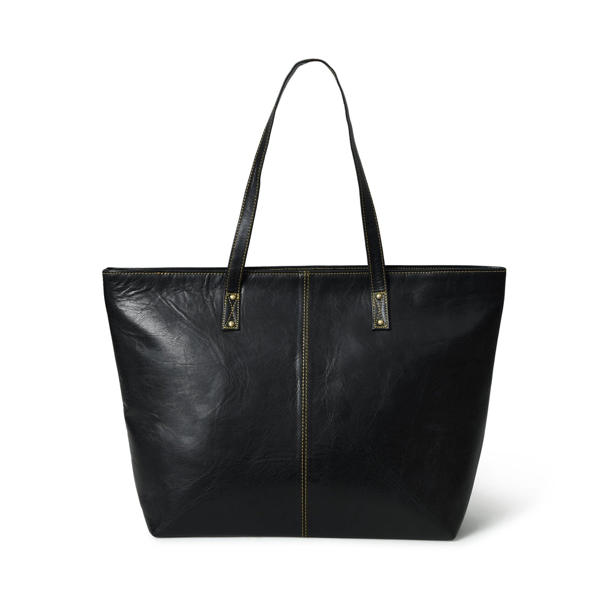 The Kim Tote Bag- Black by Classy Leather Bags