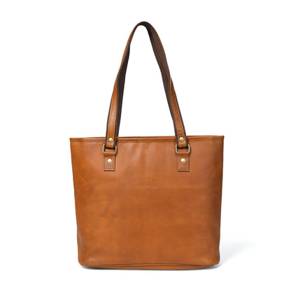 Classic Chic Genuine Leather Tote by Classy Leather Bags