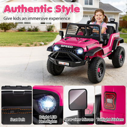24V Ride On Car for Kids with Parent Remote Control and Music by GBruno Store