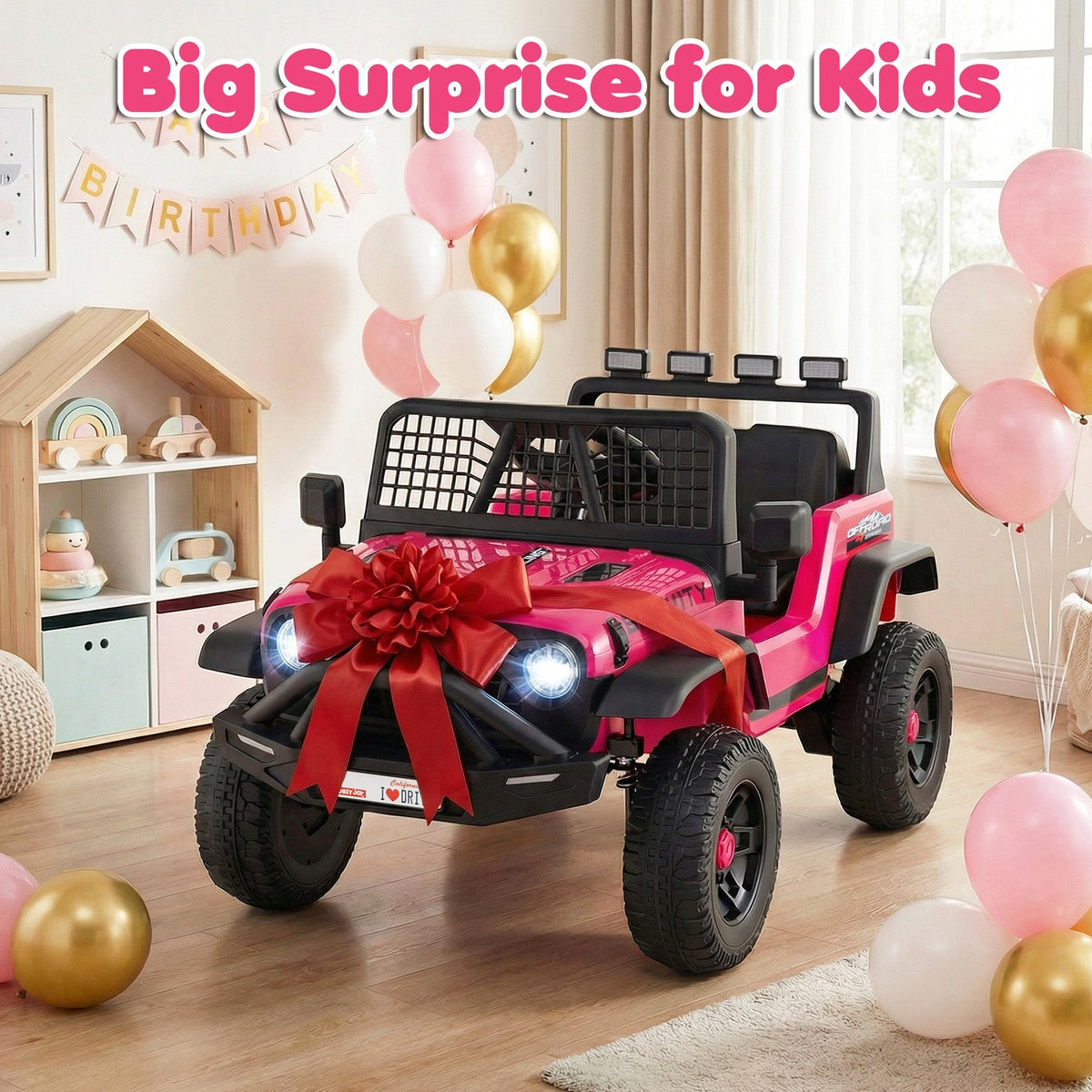 24V kids ride-on car with parent remote control, GBruno Store, view 8