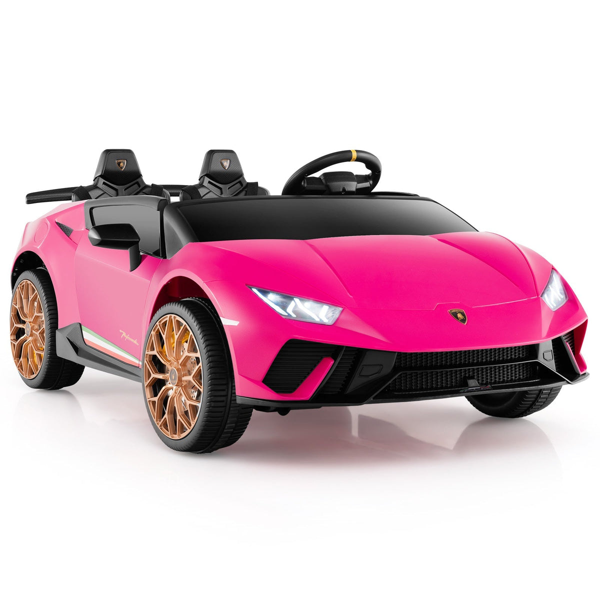 Licensed Lamborghini 24V 4WD 2-seater kids ride-on car, GBruno Store, view 6