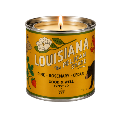 Louisiana State Candle by Good & Well Supply Co.