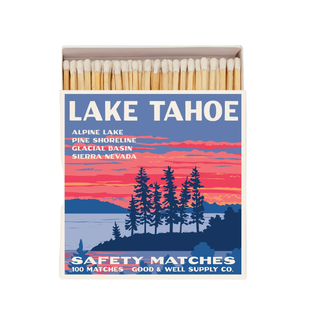 Lake Tahoe Vintage National Park Cabin Matches by Good & Well Supply Co.