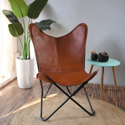 The Vintage Butterfly Chair by Classy Leather Bags