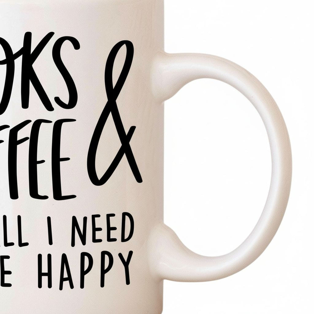 Book Lover Mug - Ceramic Coffee Mug for Book Club Gifts & Reader Gift Ideas 11 oz or 15 oz by Joyful Moose