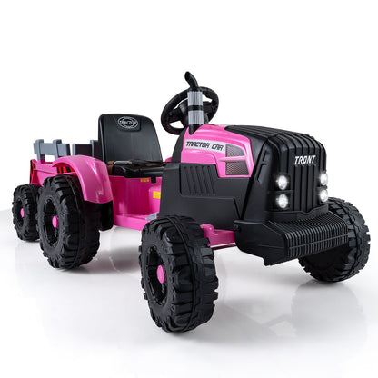 24V kids ride-on tractor with detachable trailer, GBruno Store