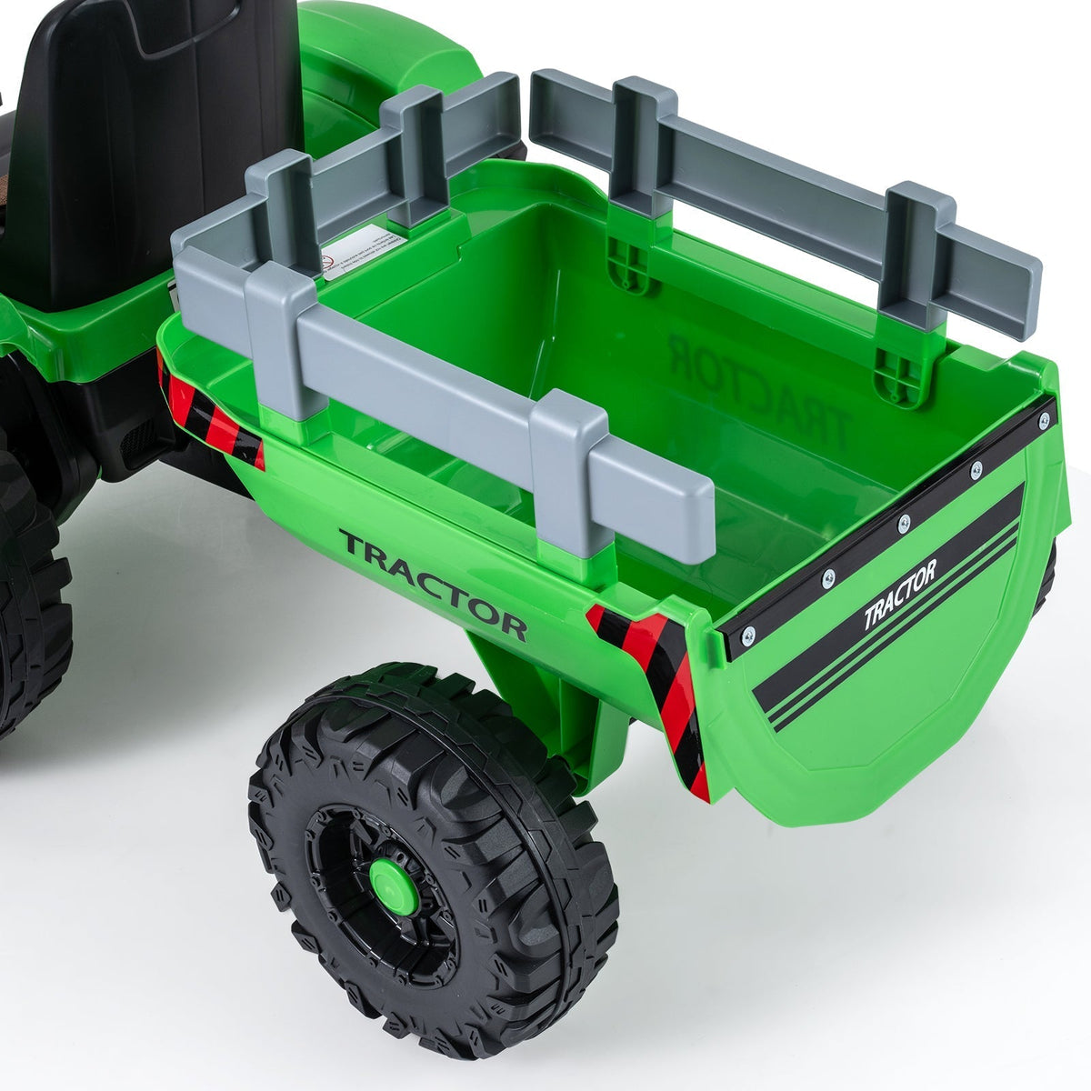 24V Ride On Tractor for Kids Electric Vehicle with Detachable Trailer and Remote ControlTorqelo.com