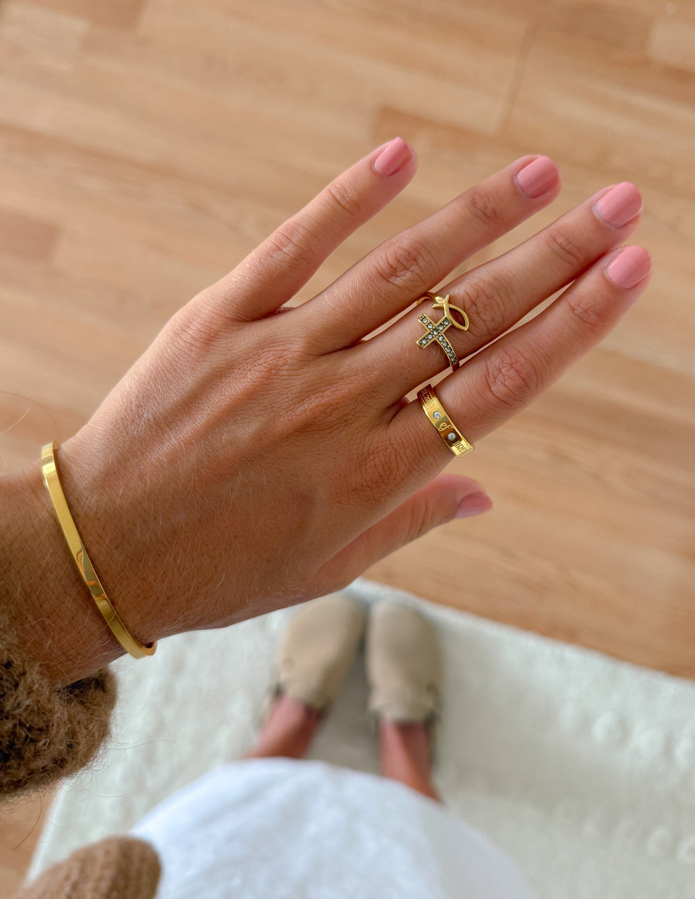 Gemstone Logo Ring by Elevated Faith