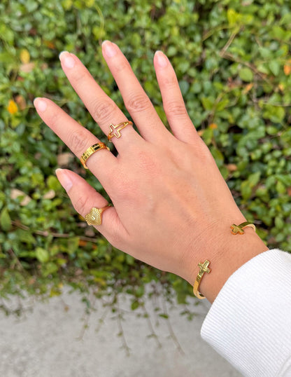 Open Cross Ring by Elevated Faith