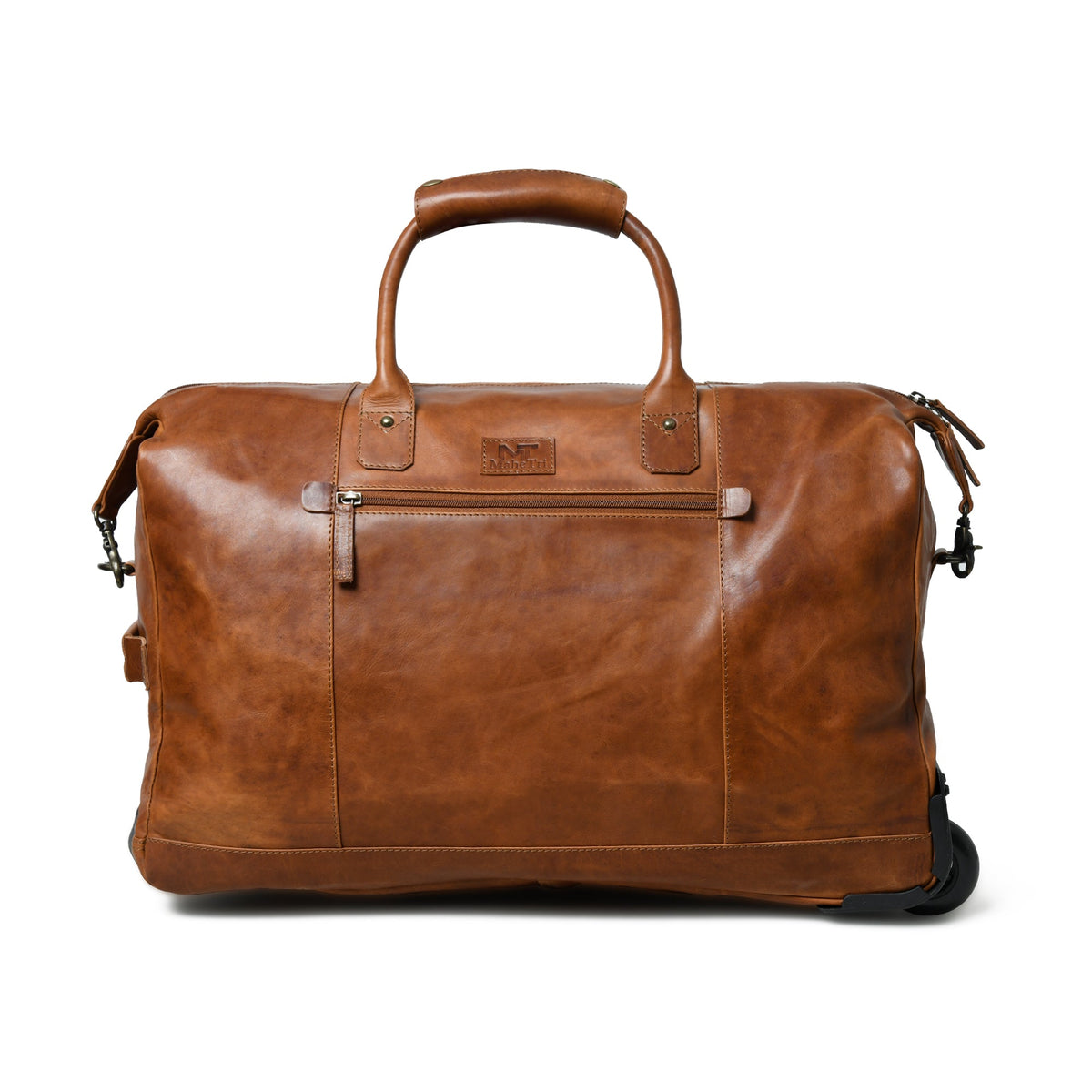 Harbor Leather Trolly Carry-On by Classy Leather Bags