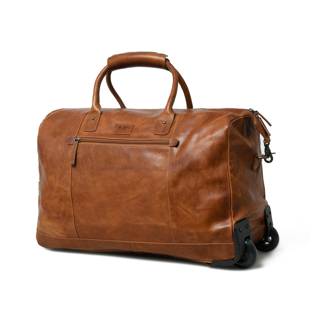 Harbor Leather Trolly Carry-On by Classy Leather Bags