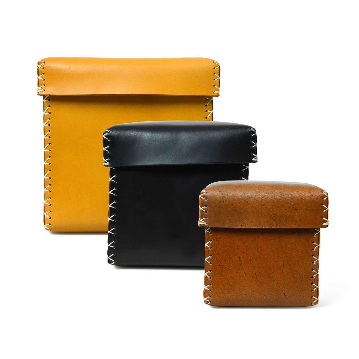 Multi Utility Leather Storage Box by Classy Leather Bags