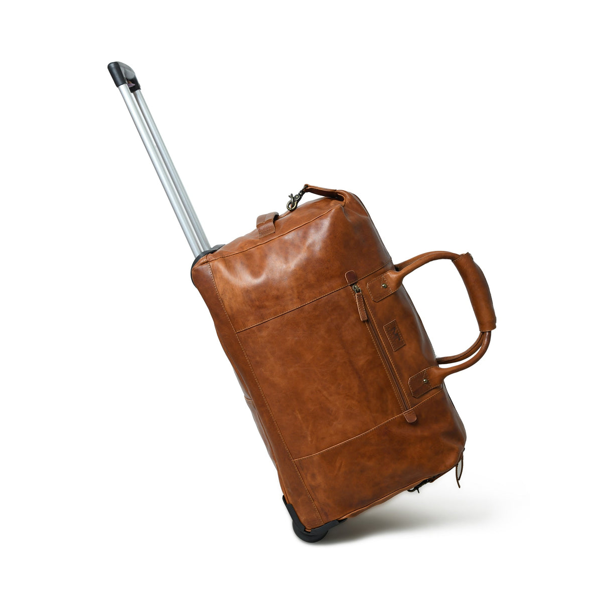 Harbor Leather Trolly Carry-On by Classy Leather Bags