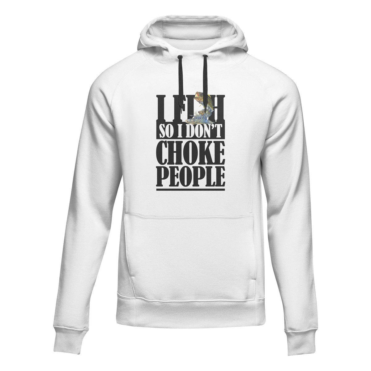 I Fish So I Don't Choke People Unisex Hoodie by Outdoorzees