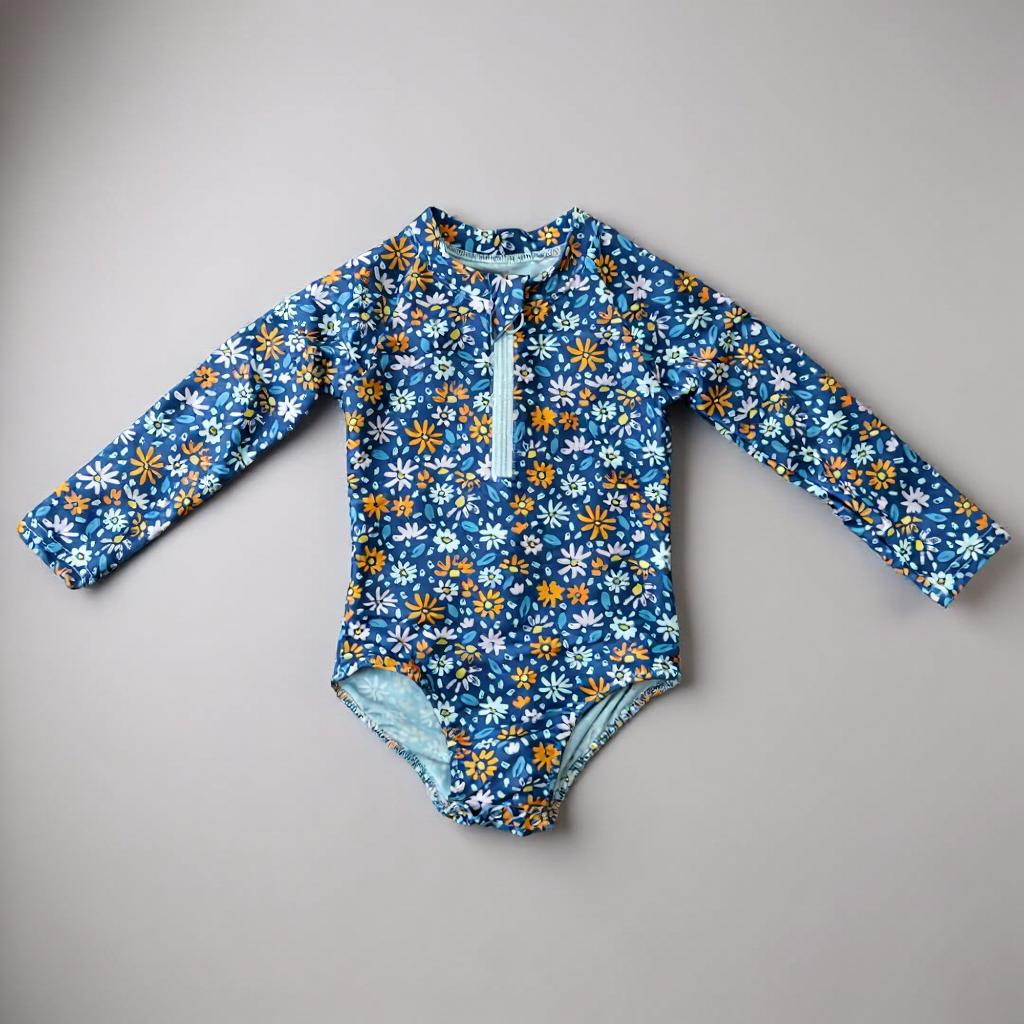 flowers swimsuit by Keep the Littles Wild