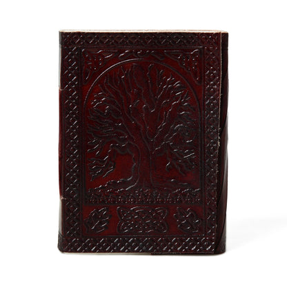 Nature's Wisdom Leather Journal by Classy Leather Bags
