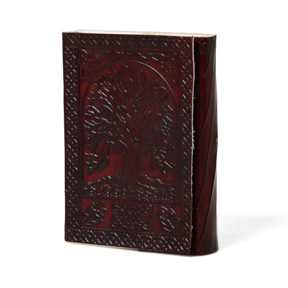 Nature's Wisdom Leather Journal by Classy Leather Bags